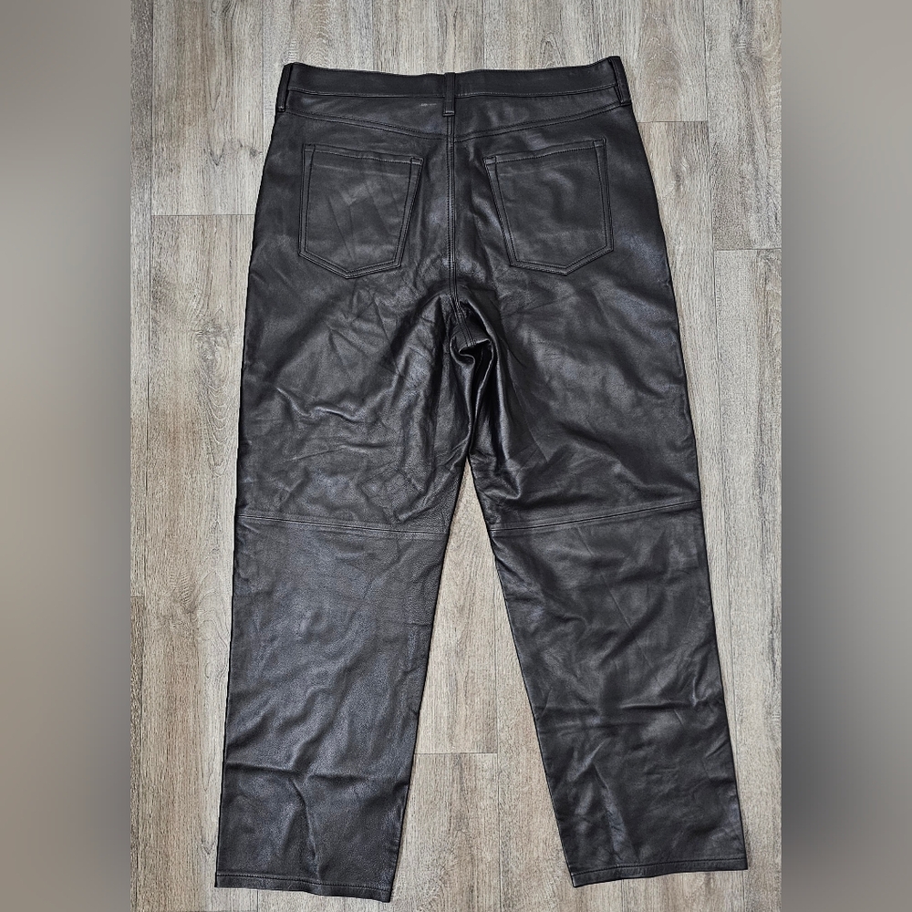 Banana Republic Black Leather Pants - Picture 7 of 7